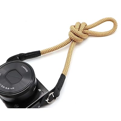 INPON カメラストラップ ネックストラップ 金属リング/リングカバー付き 一眼レフ/ミラーレス/コンパク..