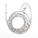 BQEYZ Windウィンド風 配線 オリジナルイヤホンケーブル 0.78mm 2Pin 着脱式OCC単結晶銅銀メッキ シルバーアップグレードケーブル 音質改善...