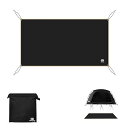 GOGlamping グランドシート テントシート ツーリングドームテント用四角テントシート レジャーシート 防水 軽量420D コンパクト ヘキサゴン フロア...