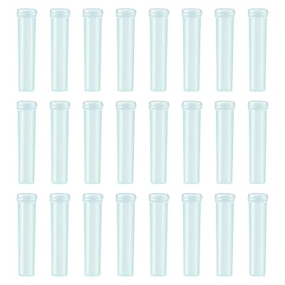 WANDICフラワーウォーターチューブ， フラワーアレンジメント用キャップ付きクリアフローラルチューブ..