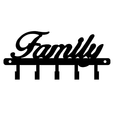 SUPERDANT 壁掛けフック フック Family 6つのフック キーフック 小物ホルダー 鍵置き ホルダー付き ネジ付き 収納フック マグネットキーフック...