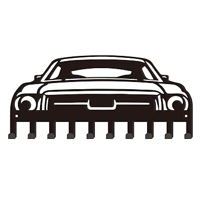 SUPERDANT 車 キーフック 玄関 壁掛けフック じどうしゃ 鍵かけ鉄製フック 壁取り付け式コートラック ウォールハンガー マルチフック ネジ付き鍵フック...