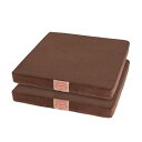 Shinnwa クッション 低反発 座布団 スクエア 椅子 クッション 40x40*5cm 厚い ベロア生地 来客用 低反発 ざぶとん クッション 四角 クッシ...