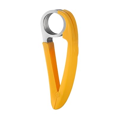 HJ バナナカッター フルーツスライサー バナナスプリット 果物切り用 キッチンツール (1個セット)