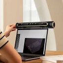「4階段風量&クリップ型」 MACOLAUDER 2-in-1モニター掛け式扇風機 USBモニター扇風機 卓上扇風機 ディスプレイファン デスクファン 50°角...