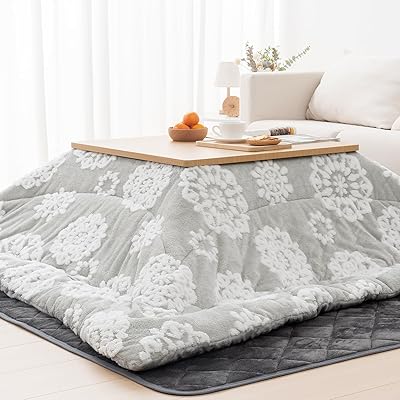 Vamcheer こたつ布団 長方形 大判 こたつふとん 単品 205x245cm こたつ用布団 あったか こたつ掛け布団 厚手 ジャガードボア フランネル リ...