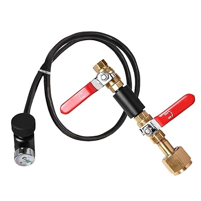 ホースアダプターキット CO2ボンベ補充ホース CO2ボンベ補充アダプター ソーダ用 強力 耐久性 簡単 ソ..