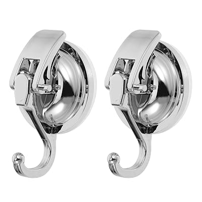 NUOLUX 吸盤フック 2個セット 強力 吸引カップフック タオル 取り付け簡単 繰り返し使用可能 浴室 キッチンに最適 傷つけないデザイン