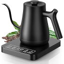 電気ケトル 1.0L コーヒー 1200W 急速沸騰 24時間保温機能/ ドリップタイマー機能/温度調節 (1℃単位 40℃~100℃))/空焚き防止機能/自動...