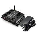 Bluetooth4.0対応 LEPY 4chコンパクトオーディオアンプ 出力45W×4ch USB/SDカード再生可 Hi-Fiステレオパワーアンプ 12V 5Aアダプター付属 LP-269S