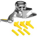 CarAngels タイヤチェンジャー マウントヘッド プロテクター 高強度鋳鋼 (本体+プロテクター3セット) (29mm)