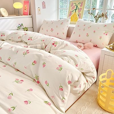 BUKAROOM 布団カバー 3点セット シングル 寝具カバーセット ダブルジッパー 掛け布団カバー 150x210cm ..