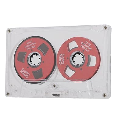 オープンリール ブランク カセット テープ、透明ボックス付き両面メタル オーディオ カセット テープ、..