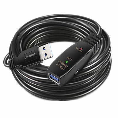 USB3.0 延長ケーブル 信号強化チップ内蔵 5Gbps高速データ転送、標準3.0コネクタは,USBとの100％の互換性を確保し、USB 2.0およびUSB 1.1デバイスとの下位互換性を確保します。 (5m)