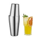 Doyime ボストンカクテルシェーカー バーツール ステンレス 800ml&625ml 2点セット ベース付き こぼれ防止設計 バーテンダー プロ仕様