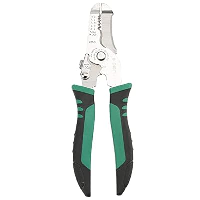 CLCCLQ ワイヤー ストリッパー 及び カッター 被覆剥くペンチ 高精度 多機能 軽い 単線 より線用