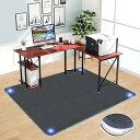 チェアマット カーペット 床保護マットデスク下 JAYFAN 椅子 マット100 140cm ゲーミングチェアマット 床マット大型 防音 洗える デスクマット 傷防止マット 吸音 床傷防止 キズ防止 凹み防止 床暖房対応 滑り止め 厚さ 4 mm