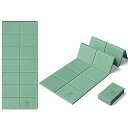Gruper ヨガマット 6mm 折りたたみヨガマットエクササイズマットストレッチマット 筋トレマット フィットネスマット折畳み レーニングマットPVC 屋内運...