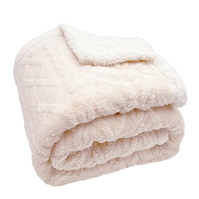 Mokoya 毛布 冬用 セミダブル 厚手150x205cm おしゃれ 二枚合わせ ブランケット 大判 北欧風ボア 軽量掛け毛布 抗菌防臭 防ダニ 静電抑制(ホ...