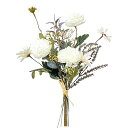 WillingYou オリジナル 造花 ミニブーケ はなたば フラワー 観葉植物 インテリアおしゃれ 飾り 誕生日 プレゼント ラナンキュラス きく かすみ草 ...