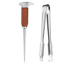 アイスピック 2点セット ロングサイズ アイスピック錘付き 長さ23.5cm*幅6.5cm、アイストング付き