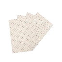 wellhouse ランチョンマット 綿 麻 大きい 60x40cm 布 食卓マット 4枚セット (赤ハート)