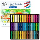 Mont Marteソフトパステル 48点 ソフトカラーチョーク Soft Pastel 48種類の異なる色、活力に満ちたパステル、素晴らしい混合 すず箱に入っていて、絵を描く、手芸、色を塗る、スケッチに適しています