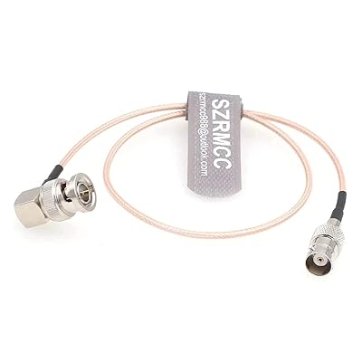 SZRMCC 75オーム直角BNCオス-BNCメスRF同軸HDSDI延長Q9-JWKRG179ケーブル (60cm) SZRMCC 75オーム直角BNCオス-BNCメスRF同軸HDSDI延長Q9-JWKRG179ケーブル (60cm)