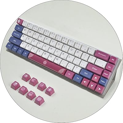日本語キーキャップ,PBT MDAプロファイルキーキャップ,MXスイッチ用メカニカルキーボード＆オプティカルキーボード(ジオメトリーC)