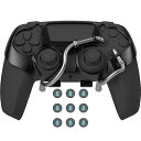 EXknight Leverback V2 PS5 背面パドル、PS5 コントローラー用 背面ボタンアタッチメント | 親指スティックにフィット(黒)