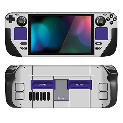 PlayVital Steam Deck用保護スキンデカールフルセット カスタムステッカー Steam Deck携帯ゲーミングPC用ビニールカバー 【クラシックSNESスタイル】 PlayVital Steam Deck用保護スキンデカールフルセット カスタムステッカー Steam Deck携帯ゲーミングPC用ビニールカバー 【クラシックSNESスタイル】