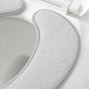 SHIEN 便座シートフランネル 便座カバー 【3セット入り】消臭 洗える ずれない トイレ 便座カバー グレー+紫+ピンクの組み合わせ 吸着タイプシート