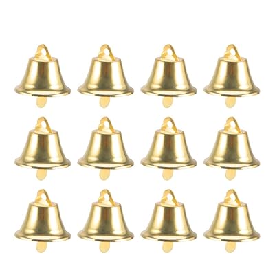 FRCOLOR 鈴 ベル 100個 直径14m クリスマスツリー飾り 鈴 クリスマス鈴 クリスマスオーナメント 手芸用鈴 工芸装飾用 ベル クリスマスベル DIYベル ハンドクラフト アクセサリー 飾り物 ジングルベル