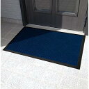 CORFEEL 玄関マット ドアマット 泥落としマット 屋内 屋外 業務用 家庭用 (60x90cm, ブルー)