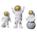 北欧雑貨 小置物 宇宙飛行士 三つセット プレゼント 子供 写真撮影 キャンパス 可愛い 精緻 寝室 フェス オフィス カフェ おしゃれ インテリア 人気おもち...