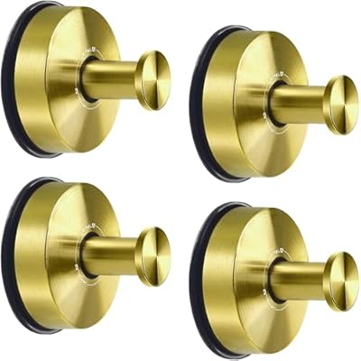 JOMOLA 吸盤 フック 壁掛けフック 防水ウォールフック 強力 フック 耐荷重5kg キッチン タオルフック 穴開け不要 傷つけない コートフック 4個入り...