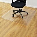 GIANTEX チェアマット 透明 PVC マット 幅120×奥行120cm 角丸 クリア 床保護マット デスクマット フローリングマット ゲーミングマット 椅...
