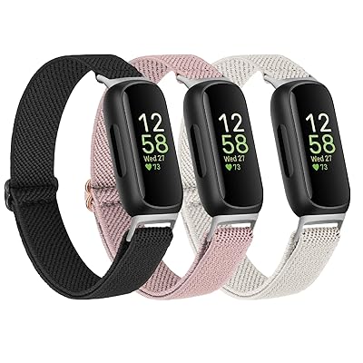 [3 パック] 交換バンド Fitbit Inspire 3/2/1/Inspire HR/Ace 2/Ace 3 対応 金属コネクタ 伸縮性のある調節可能な交換用リストバ 交換バンド クイックリリース機能 女性用 男性用