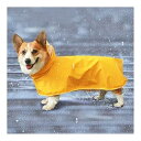 3°Amy 犬レインコート ペット犬のレインコートのために小中大犬防水ジャケットレインコート服コーギーハスキーシュナウザーパグラブラドール (Color : Y...