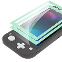 eXtremeRate switch liteに対応用透明なHDクリアセーバー保護フィルム、スイッチライトに対応用強化ガラススクリーン保護フィルム[傷防止、指紋...