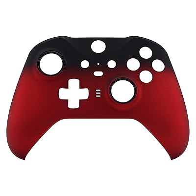 eXtremeRate xbox one elite series 2 (モデル1797)コントローラーに対応用無地の交換フェースプレートシェル、xbox elite series 2 coreコントローラーに対応用ソフトタッチ正面シェルケース＆アク