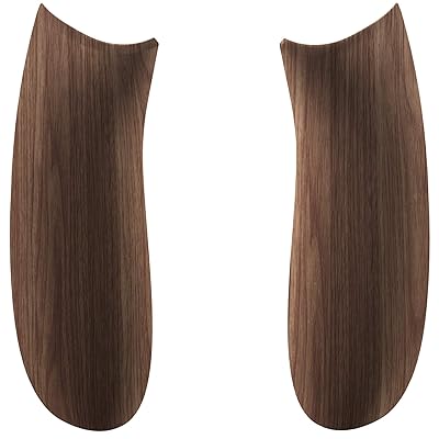 eXtremeRate Xbox Series X/Sコントローラーに対応用左右DIYグリップ、ピュアカラーの交換用サイドレール、Xbox Core対応用交換パーツハンドアシェル-コントローラーは含まれません【木目調】