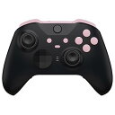 eXtremeRate Xbox One Eliteシリーズ2コントローラー対応用交換ボタン(ピュアカラー)、Xbox Eliteシリーズ2Coreコントローラー対応用LBRBLTRTバンパートリガーABXYスタートバックシンクプロファイルキー【桜ピ(2)