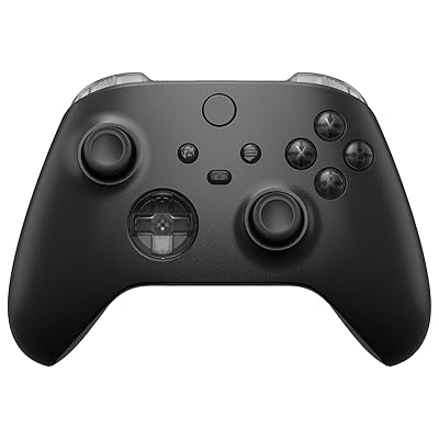 eXtremeRate Xbox Series S&Xに対応用透明交換ボタン、Xbox Series X/Sに対応用LB RB LT RTバンパー トリガー 十字キー ABXYスタートバック同期シェアキー【クリアブラック】