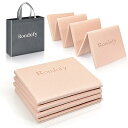 Rondofy ヨガマット 折りたたみ 6mm トレーニングマット 折り畳み 持ち運びに便利 エクササイズマット フィットネス ピラティス ヨガマット 人気 収納袋付き (ライトピンク)(4)