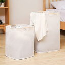 2個セット ランドリーバスケット 折り畳み式 洗濯かご 75 Lと36 L ハンドル付き ランドリーかご 洗濯物入れ ランドリーバッグ 衣類収納 大容量 ランド...