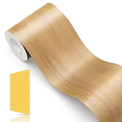 マスキングテープ 木目 長さ15m 幅10cm 木目テープ 強い粘着力 木目テープ 防水 窓枠用 リメイクシート 木目 幅広 巾木 シール 木目調テープ 貼って剥がせる 壁 キッチン ドア枠 シート 道具付き