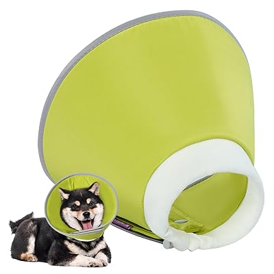 IECOii エリザベスカラー 犬 猫 ソフト 軽量 調整可能 防水 舐め防止 引っ掻き防止 去勢・避妊手術 皮..