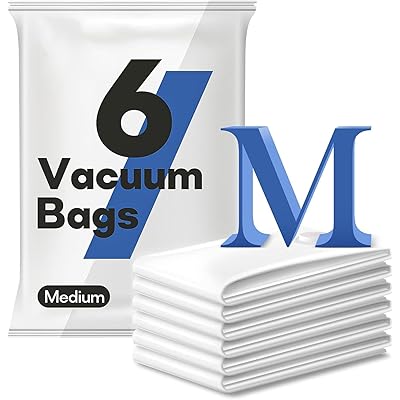 Vacbird 衣類圧縮袋 6枚 70*50 cm 真空 収納 圧縮袋 掃除機対応 旅行用圧 縮 袋、衣類、旅行シーラーバ..
