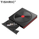 【送料無料】Tisic-ポータブル外部光学式DVDドライブ、マイク内蔵...(2)